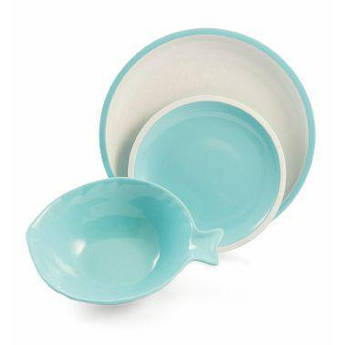 Набір з 3-х керамічних тарілок Villa d'Este Sardino