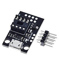 Відладнана плата для ATtiny13A, ATtiny25, ATtiny45, ATtiny85