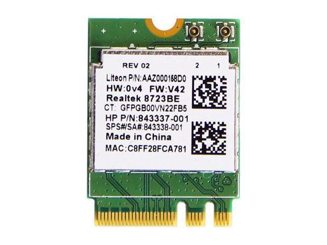 Wi-fi+BT модуль M.2 для HP! Realtek RTL8723BE (843337-001) 802.11 b,g,n 150Mbps
