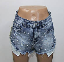 Шорти джинсові жіночі арт 6362 розмір M L