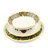 Набір новорічних керамічних тарілок для супу «Яскраве Різдво» Villa Grazia, 6 шт., фото 4