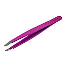 Пінцет скошений Christian CTW-111 Lilac, фото 2