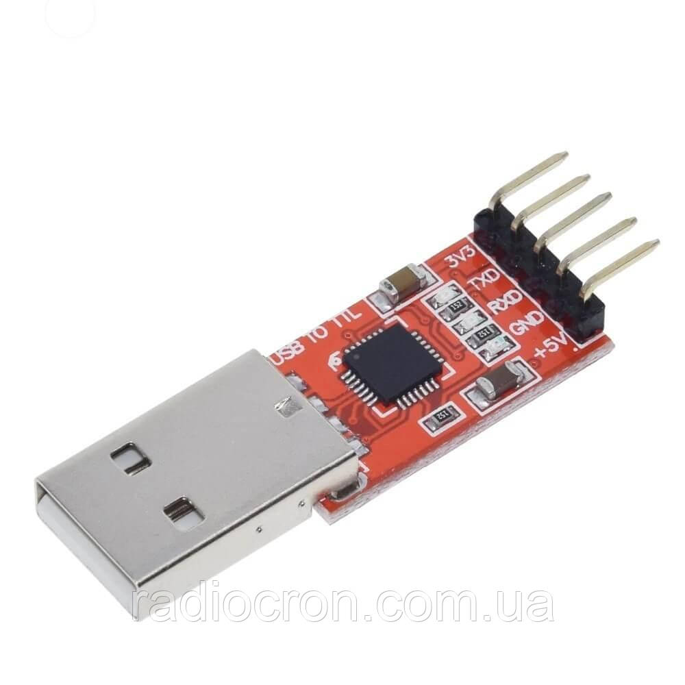 USB - TTL конвертер CP2102 3.3/5В USB (UART RS232 TTL)
