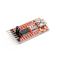 USB - TTL конвертер FT232RL 3.3/5В miniUSB (UART RS232 TTL)