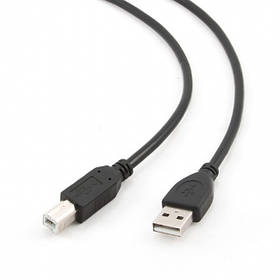 Кабель Cablexpert CCP-USB2-AMBM-1M USB2.0 A-папа/B-папа, 1 м, преміум якість