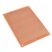Монтажна макетна плата PCB 50x70 мм, крок 2.54 мм, одностороння