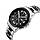 Skmei 9126 сріблястий із чорним циферблатом чоловічий класичний годинник, фото 2