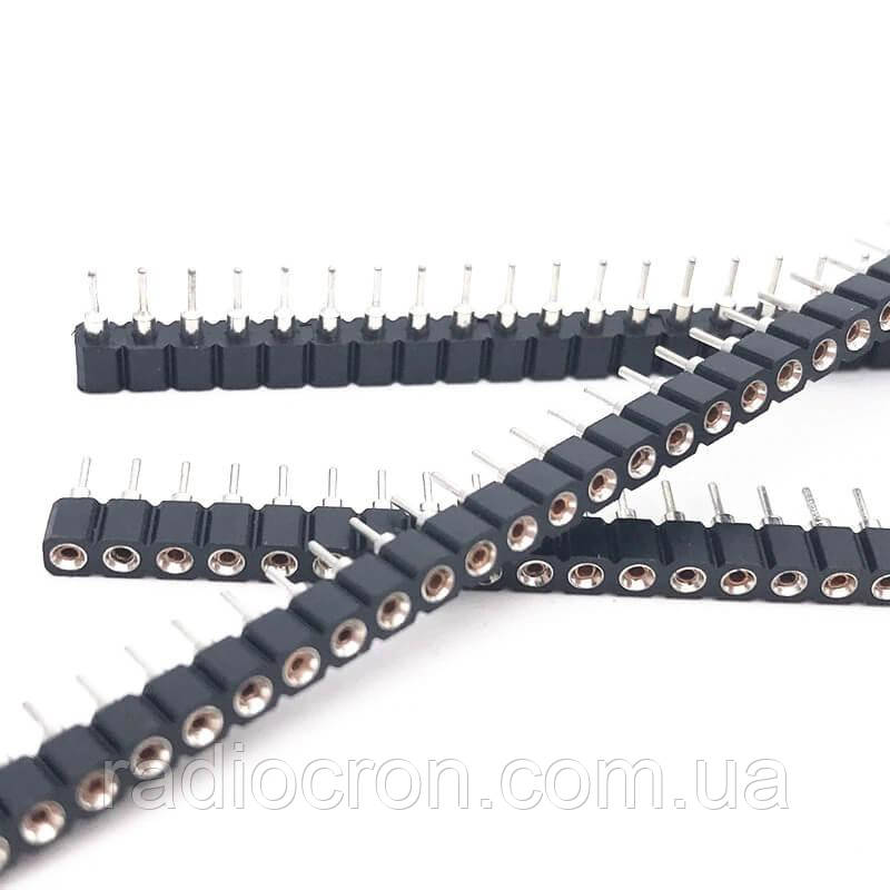 Конектор гніздо IDС круглий мама, 40пін, 2.54 мм