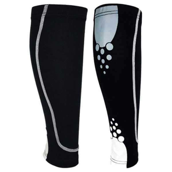 Гетри без носка для бігу Calf Sleeve HT007 чорні, фото 1