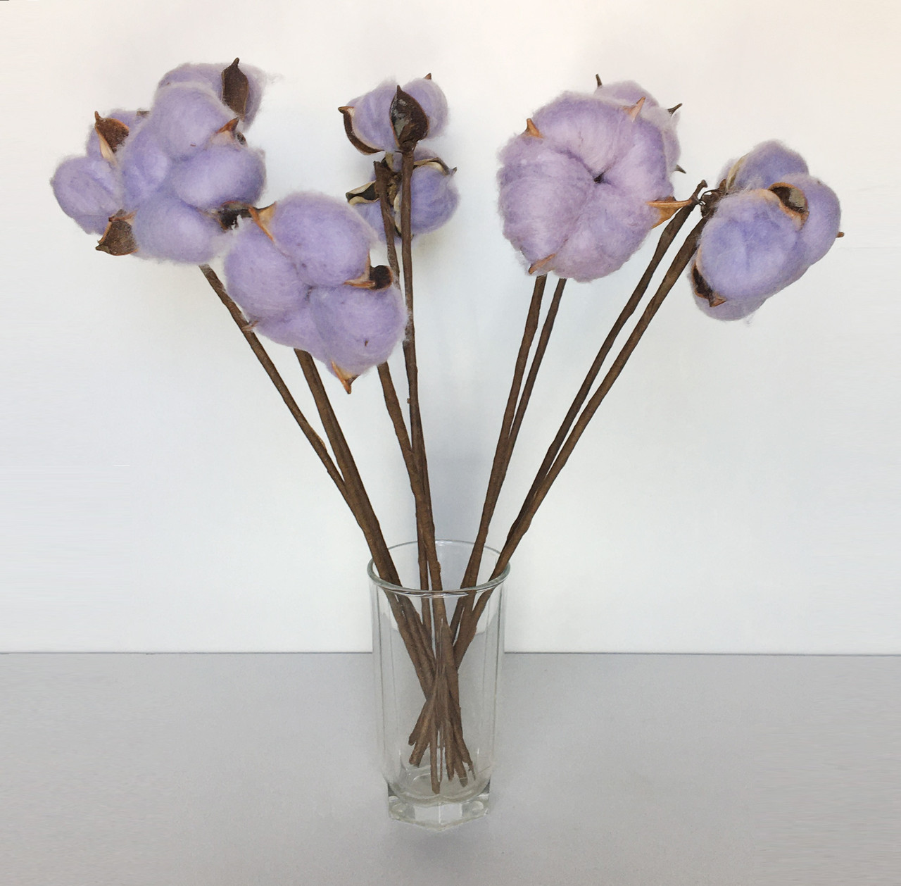 Бавовна (35 см, 10 шт), бузковий, фото 1