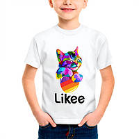Детская футболка Likee с котиком