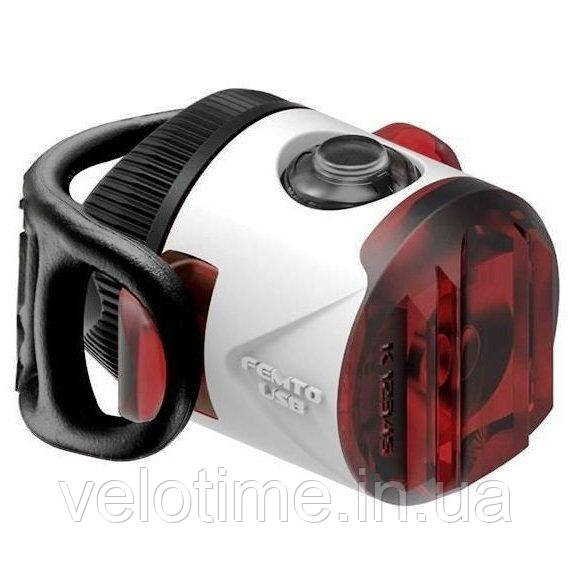 Мигалка Lezyne LED FEMTO USB DRIVE REAR (білий Y13), фото 1