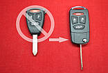Ключ Chrysler викидний 4 кнопки корпус для переділки зі звичайного, фото 2