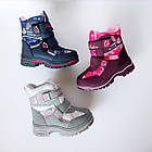 Термосапоги від Tom.m дівчаткам, р. 29 устілка 18,9 см Зимові дитячі черевики Том, фото 10