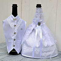 Весільний одяг на шампанський білий