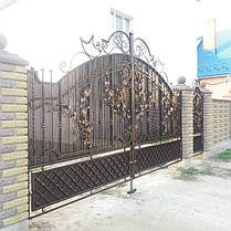 Ворота ковані Рідків ( Рыдков), фото 2
