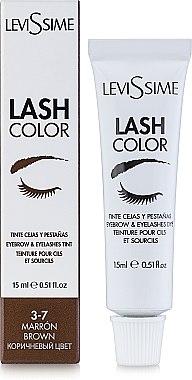 Фарба для брів і вій 3-7 (коричневий) Lash color Levissime