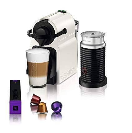 Кавомашина капсульна Nespresso Inissia Krups White (Неспресо) + Капучинатор Nespresso Aeroccino 3