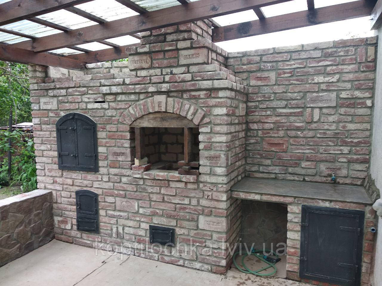 Дверцята для мангального комплекса "Мала кнопка", фото 1