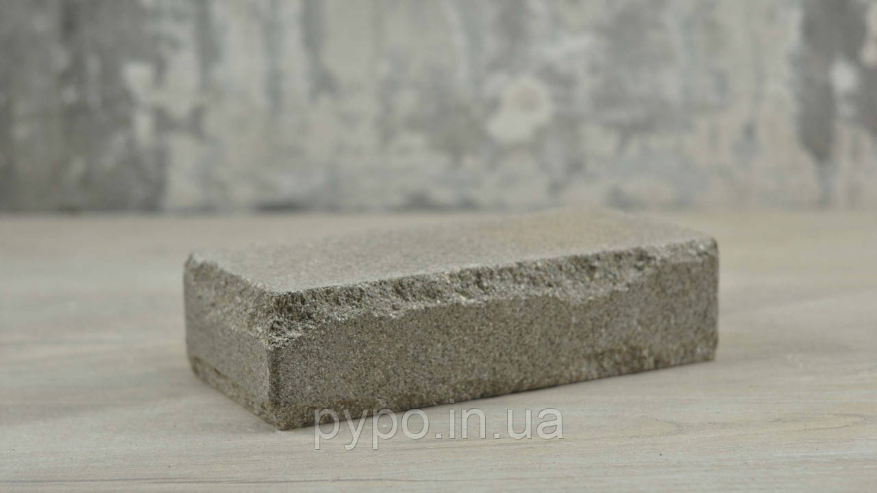 Цегла блискавка тичкова Сірий "Slim Stone".
