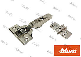 Завіса Blum Clip-Top з дотягувачем для профільних дверей накладна 71B9550