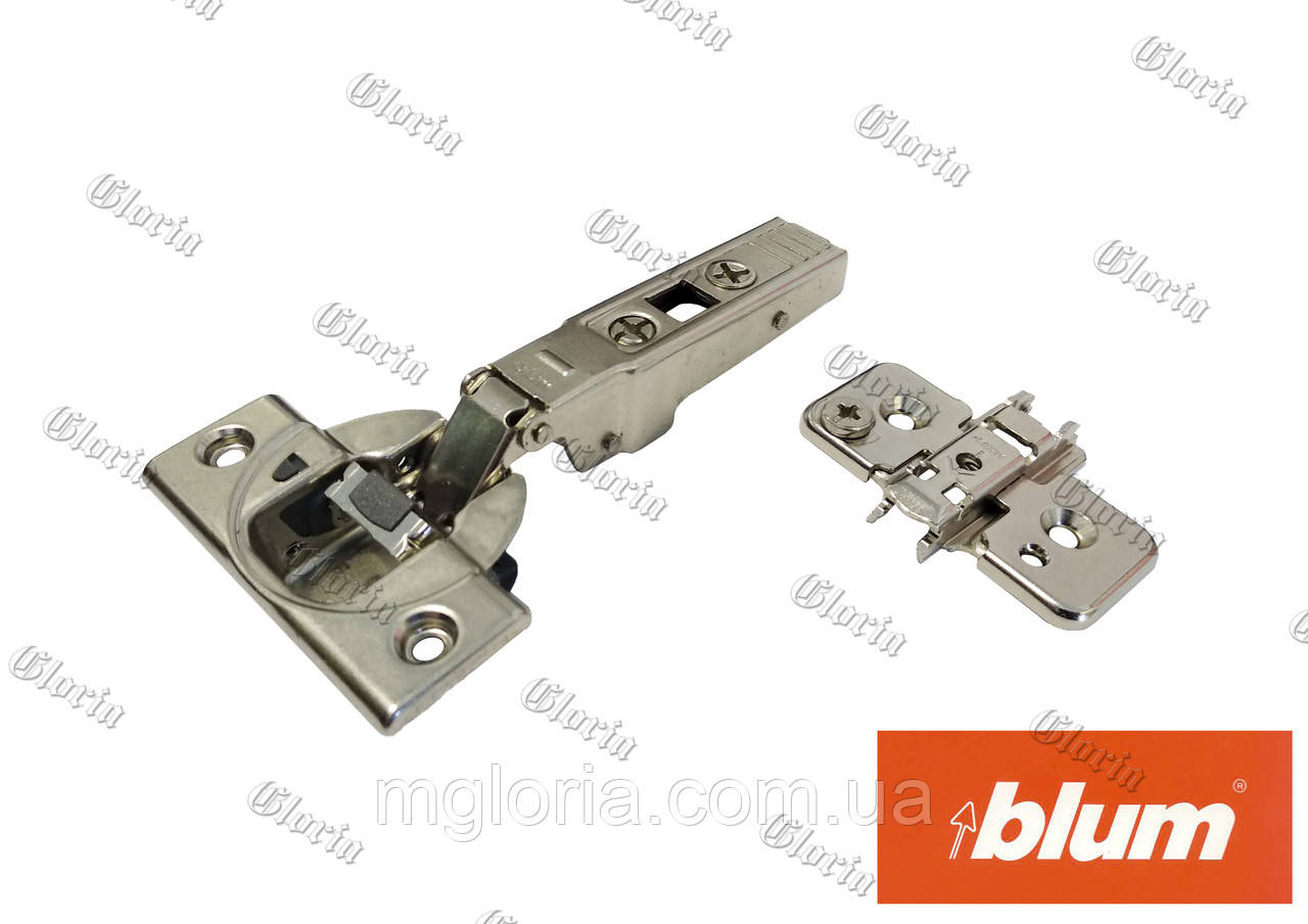 Завіса Blum Clip-Top з дотягувачем для профільних дверей накладна 71B9550