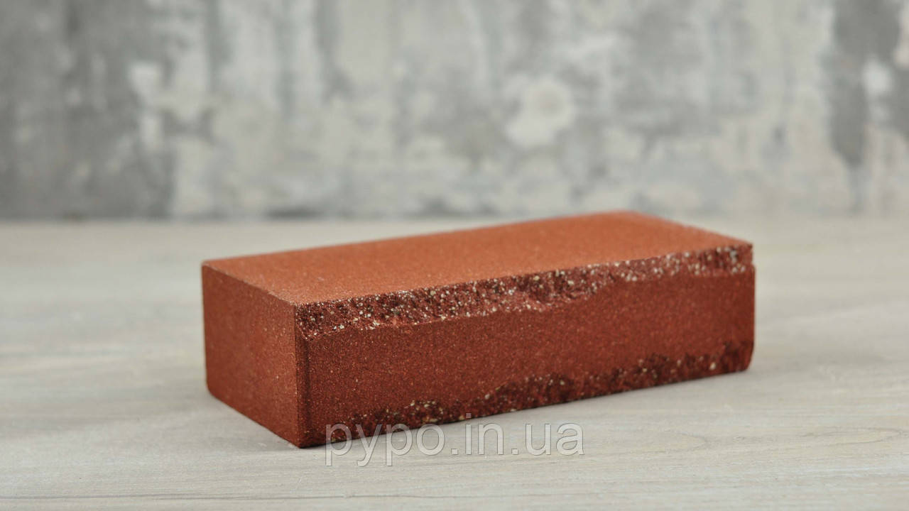 Цегла блискавка стінова Червоний "Slim Stone"., фото 1