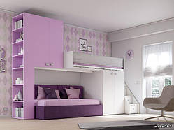 Двоярусне ліжко горище ДЮМ 165 (БЕЗ ДИВАНА)