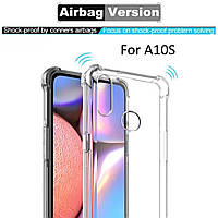 Прозрачный силиконовый противоударный чехол Airbag TPU для Samsung a10s / A10s.