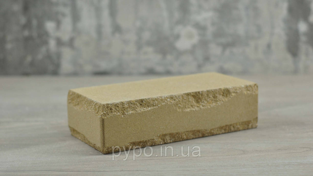 Цегла блискавка кутова Кремовий "Slim Stone".