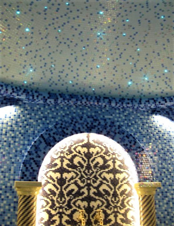 Хамам в восточном стиле с колоннами под ключ 2,2м*2,5м*2,5м. Проектирование, строительство - фото 1 - id-p1062106236