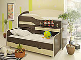 Висувна ліжко для двох дітей з висувним столом ВКД 5, фото 2