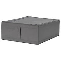 Контейнер для хранения одежды IKEA SKUBB 44x55x19 см темно-серый 203.999.99