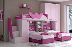 Дитяче ліжко для трьох дітей ДМ 701