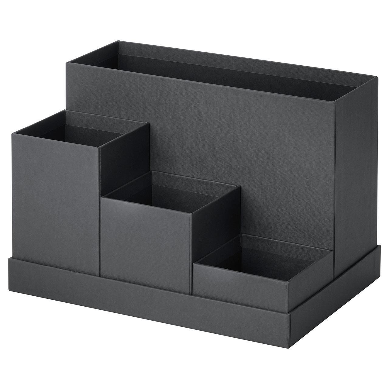 Подставка для канцелярских принадлежностей IKEA TJENA 18x17 см черная 803.954.89 - фото 1 - id-p1062112787