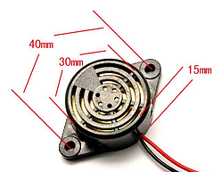 Сирена п'єзо 30 мм (баззер)