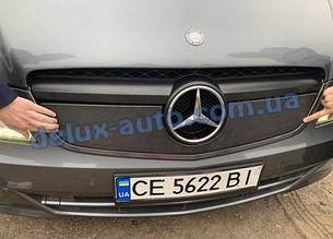 Зимова накладка глянець на решітку V1 (2010-2015) Mercedes Vito W639 2004-2015 рр.