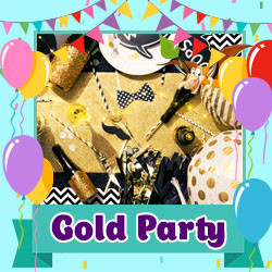 Gold Party / Золота вечірка (Товари для свята)