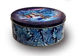 Новорічна упаковка з жерсті Краєвид, до 450 г, від 1 штуки