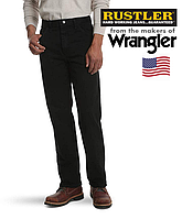 Джинсы мужские Rustler(Wrangler) / Прямые / Черные / 100% хлопок,14 унций / Оригинал из США W34, L32