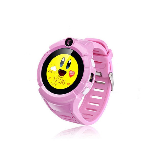 Дитячий смартгодинник з GPS Q610 (Smart Baby Watch) Розумний годинник Рожевий