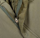 🔥 Штани Soft Shell утеплені "Model - 05" (олива) тактичні, брюки нацгвардії, ВСУ, теплі, карго, фото 8