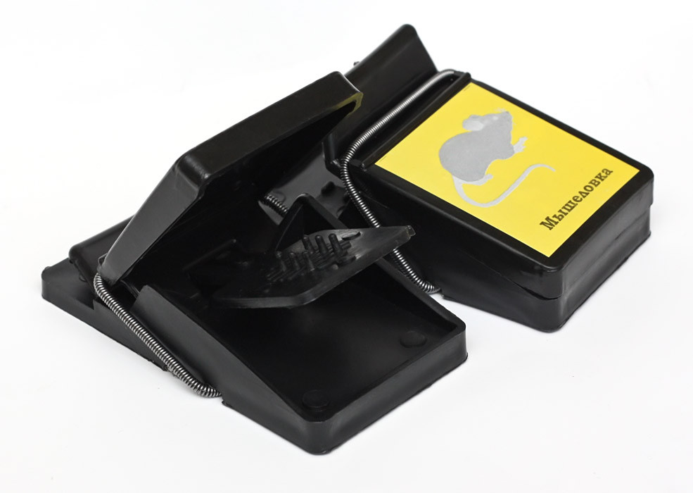 Мишеловка пластикова з пружиною - фото 1 - id-p122732866