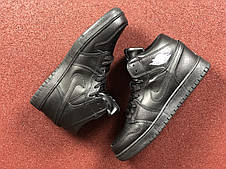 Чоловічі кросівки Nike Air Jordan 1 Retro,чорні 44р, фото 3