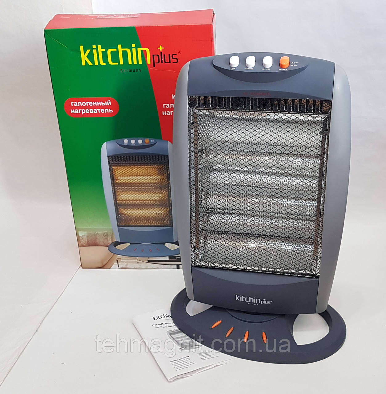 Обігрівач електричний 1200W галогенний KP520