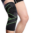 Наколінник еластичний із бандажними ременями Kyncilor AB028, фото 3