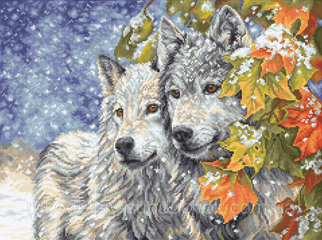 Набір для вишивання хрестом TM "LetiStitch" LETI 913 Ранній снігопад, фото 1