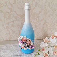 Весільне шампанське декороване з фотографією (1 пляшка без вартості шампанського)