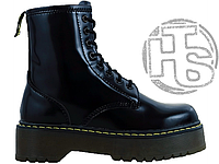 Жіночі черевики Dr.Martens Jadon Black Polished Smooth Boots 15265001