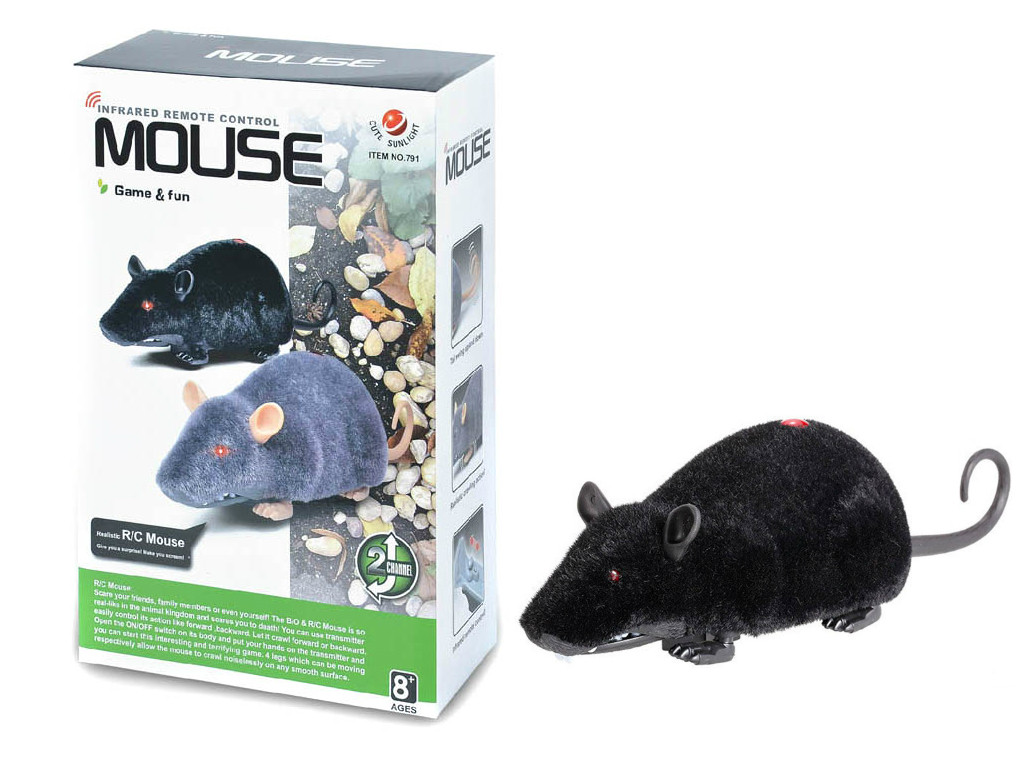 Мишка на радіокеруванні (чорна)